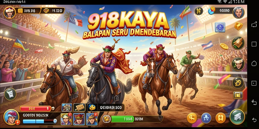 Tampilan gameplay Racing yang mendebarkan di 918KAYA.