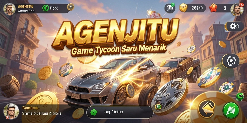 Tampilan gameplay AGENJITU yang menampilkan strategi Tycoon yang cerdas.
