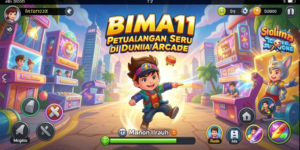 Tampilan permainan BIMA11 yang penuh warna dan menarik.