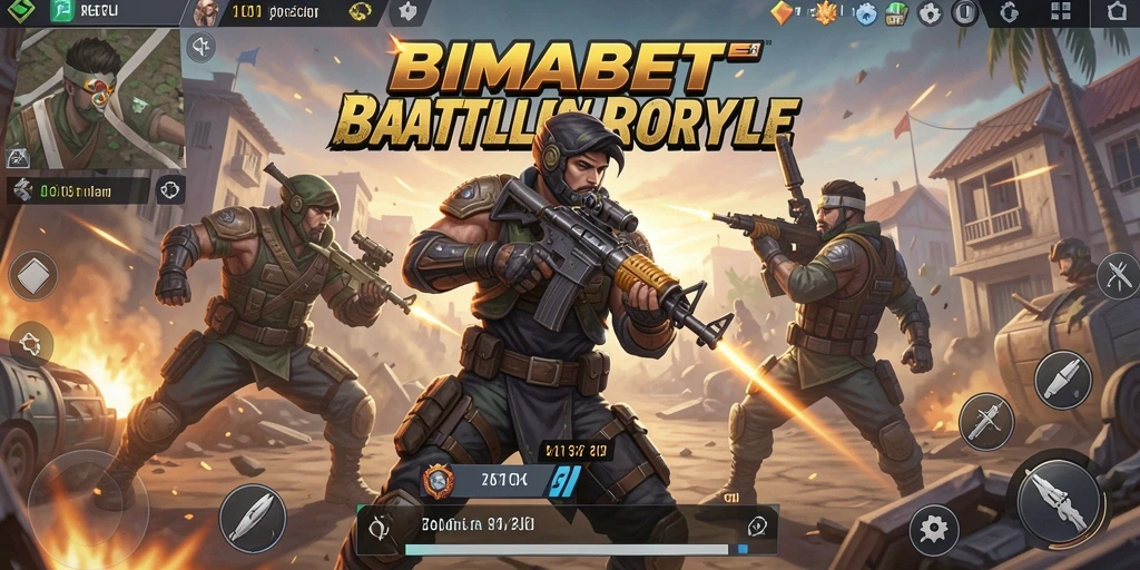 Screenshot gameplay seru dari BIMABET dalam aksi Battle Royale.