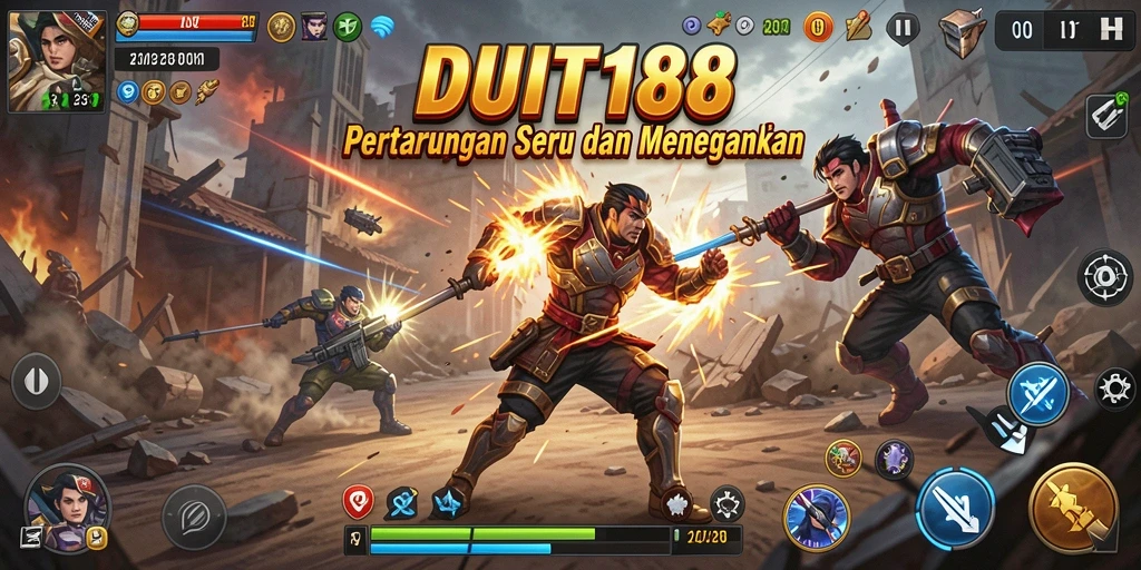 Tampilan aksi seru dari game Fighting DUIT188.