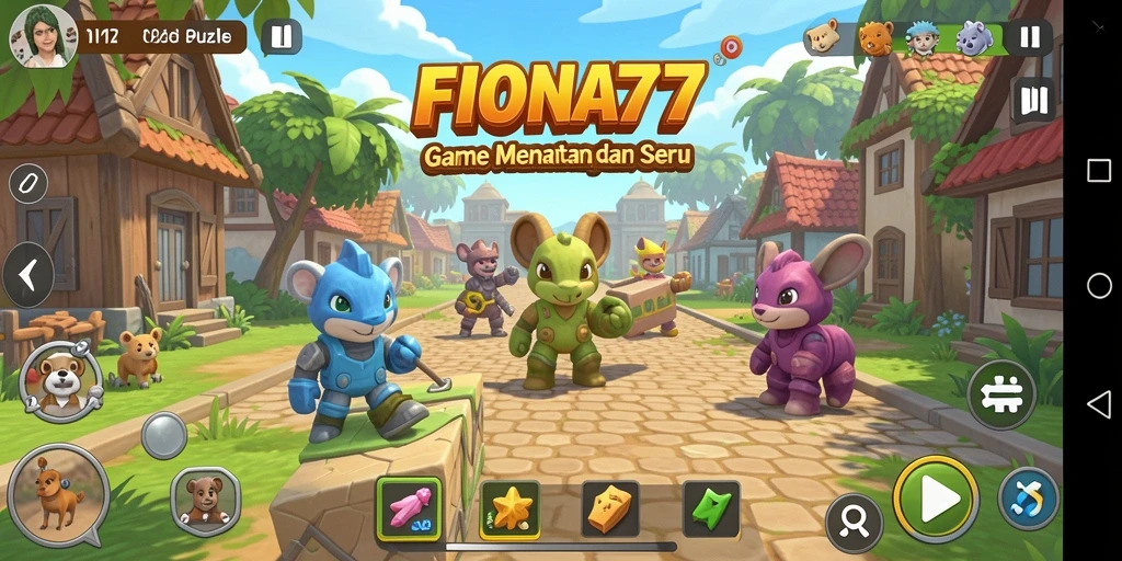 Tampilan gameplay seru FIONA77 dengan berbagai teka-teki menarik.