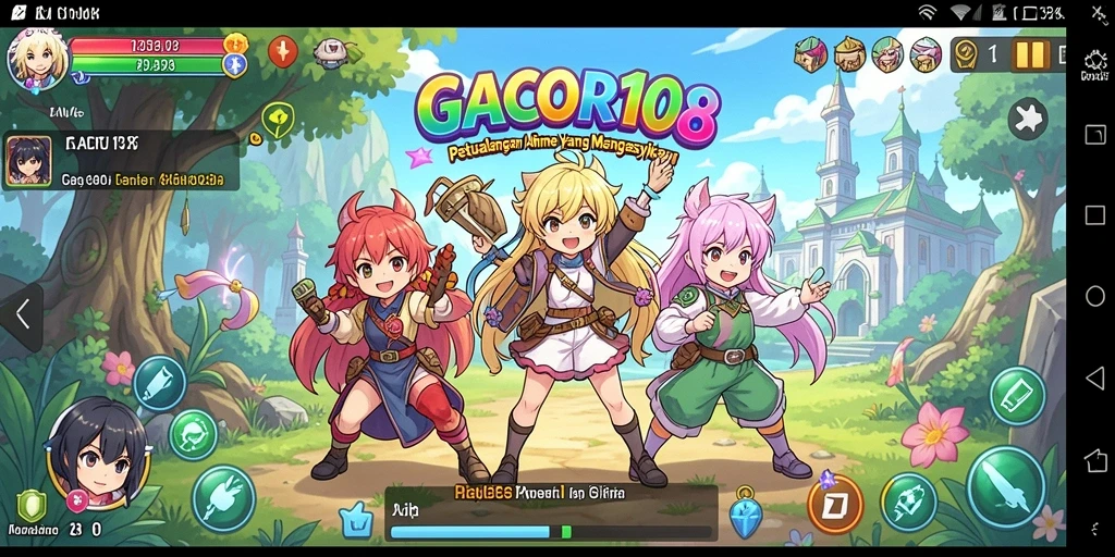Tampilan gameplay menarik dalam GACOR108 yang memukau.