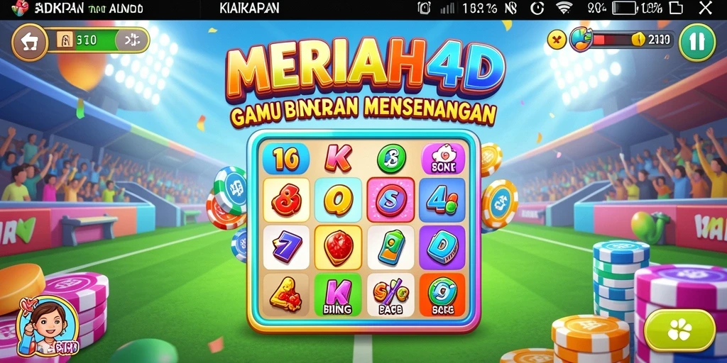 Tampilan gameplay seru MERIAH4D dengan suasana Bingo yang menarik.