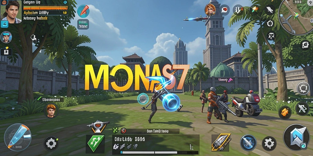 Tangkapan layar utama MONAS77 menampilkan antarmuka aplikasi Utility yang intuitif.
