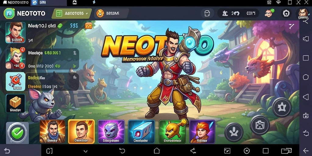 Screenshot NEOTOTO menampilkan kemudahan penggunaan aplikasi utility.