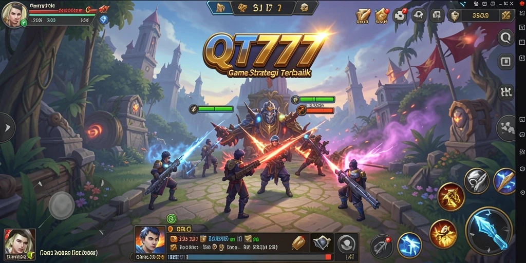 Tampilan gameplay seru dan menegangkan dari QT777.